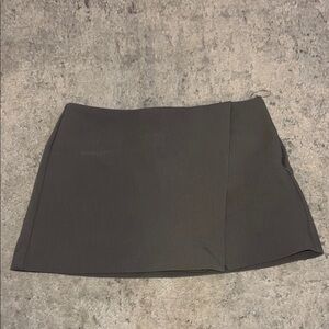 Grey Mini Skirt